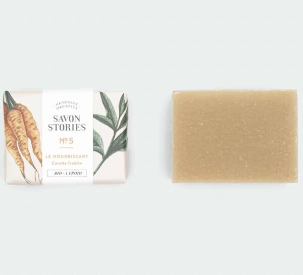 Savon N°5 Bio & Naturel Le Nourrissant Carotte Fraîche – Image 2