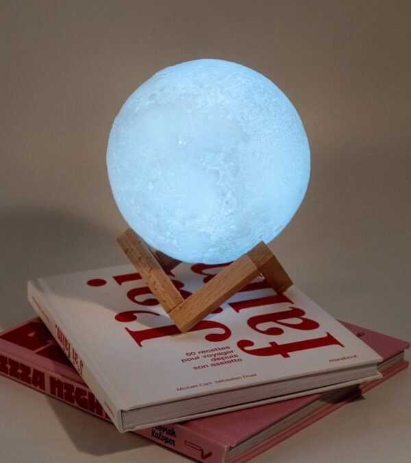 Lampe lune lumineuse – Image 3