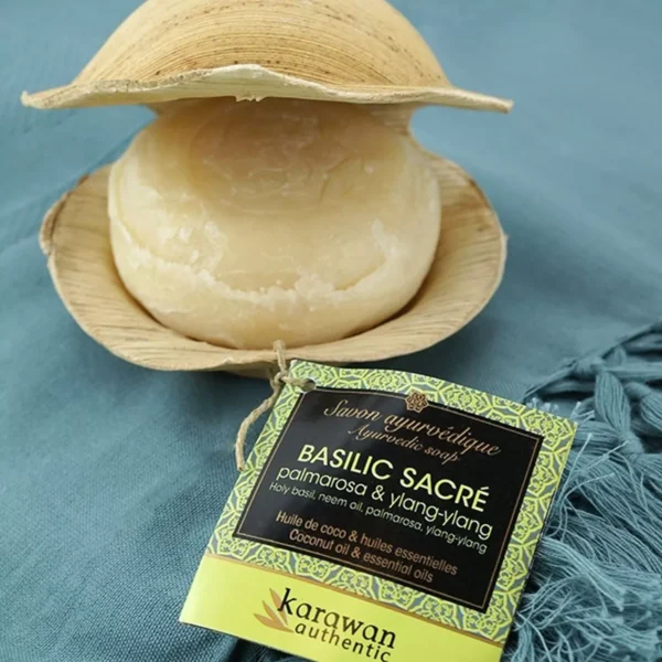 Savon solide ayurvédique Basilic sacré – Image 3